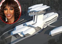 Ngắm nhà hình du thuyền xa hoa của &#8216;Báo đen&#8217; Naomi Campbell