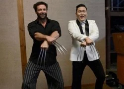 "Người sói" Hugh Jackman phấn khích nhảy Gangnam Style với Psy