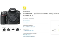 Nikon D800 'refurbished' rẻ hơn hàng mới tới 500 USD