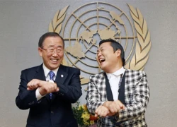 Psy, Ban Ki-moon ca tụng nhau