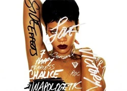 Rihanna ngực trần trên bìa album mới