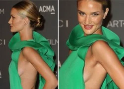 Rosie Huntington-Whiteley khoe ngực đẹp 'thả rông' lấp ló