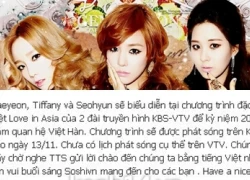 SNSD sẽ trò chuyện với fan Việt trên truyền hình