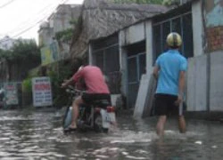 TP.HCM: Triều cường dâng cao bất thường