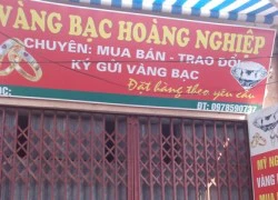 Trộm đột nhập tiệm vàng giữa ban ngày