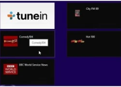 TuneIn Radio: Ứng dụng nghe radio trực tuyến đã có trên Windows 8