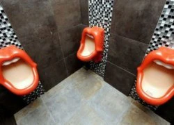 Xin lỗi vì toilet hình môi phụ nữ