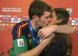 Bồ Casillas trải lòng về nụ hôn thời World Cup