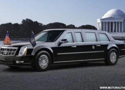 Cận cảnh chiếc Limousine đồng hành cùng Tổng thống Obama