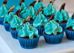 [Chế biến] - Cupcake sô cô la và vani