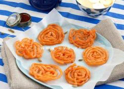 [Chế biến] - Jalebi món tráng miệng của Ấn Độ