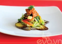 [Chế biến] - Salad cà tím trộn mắm me