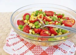 [Chế biến] &#8211; Salad ngô đậu hà lan