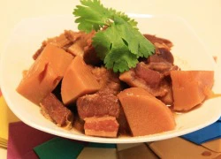 [Chế biến] &#8211; Thịt ba chỉ kho măng