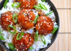 [Chế biến] - Thịt viên xốt Teriyaki