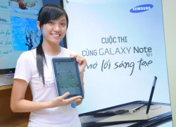 Giới trẻ trổ tài vẽ tranh trên Galaxy Note 10.1