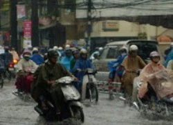 Hà Nội trời rét, TP.HCM ngập úng