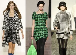 Họa tiết Houndstooth 'náo loạn' thu đông 2012