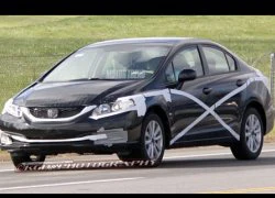 Honda Civic 2013 lộ ảnh trên đường thử