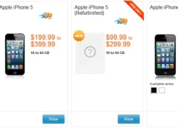 iPhone 5 có hàng 'refurbished' sớm, giá từ 99 USD