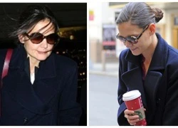 Katie Holmes lọm khọm trên phố như bà lão