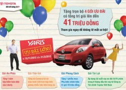 Khuyến mãi đặc biệt cho Toyota Yaris E