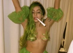 Lady Gaga hóa &#8220;cây cần sa nảy tưng tưng&#8221; ngày Halloween