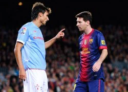 Messi nổi cáu đấm đối thủ