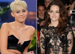 Miley hết lời khen đường cong của Kristen Stewart