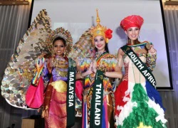 Muôn màu trang phục dân tộc của người đẹp Miss Earth