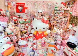 Người phụ nữ phát cuồng vì mèo Hello Kitty