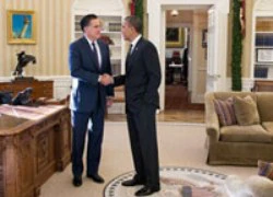 Obama - Romney ăn trưa thân mật tại Nhà Trắng