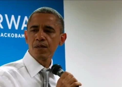 Ông Obama bật khóc cảm ơn các nhân viên