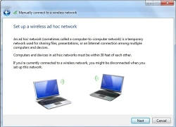 Phát Wi-Fi trên laptop bằng cách dùng mạng ad-hoc