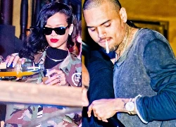 Rihanna và Chris Brown cùng nhau tiệc đêm ở Đức