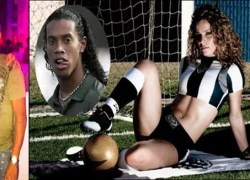 Romario bị gái dắt mũi, Ronaldinho bị gái xỏ mũi