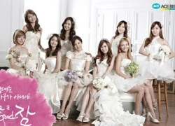 SNSD xúng xính với váy cô dâu