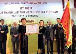 Thư viện Quốc gia Việt Nam đón nhận Huân chương Độc lập hạng Nhất