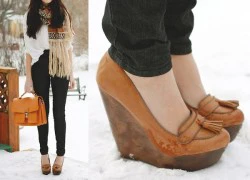 Xu hướng loafer cao gót nữ tính mà cổ điển