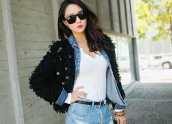 Ấm áp trong gió đông với cardigan len xù