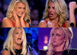 Biểu cảm ngộ nghĩnh của Britney Spears trên ghế nóng X Factor