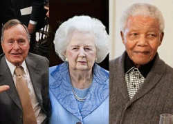 Bush, Mandela, Thatcher đón Giáng sinh trong bệnh viện