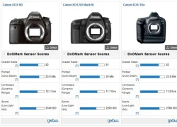 Canon 6D có điểm cảm biến cao hơn 5D Mark III