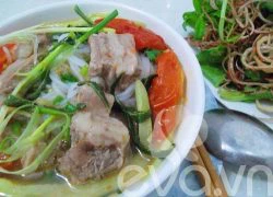 [Chế biến] - Bún sườn nấu sấu