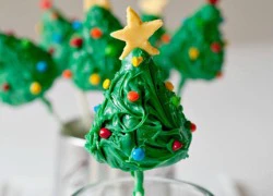 [Chế biến] - Cake pop cây thông Noel