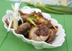 [Chế biến] - Ốc mỡ xào sa tế