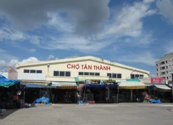 Chợ Tân Thành hoạt động không phép