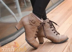 Combat boots khỏe khoắn cá tính mùa lạnh