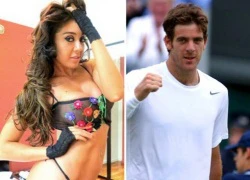 Del Potro 'léng phéng' với siêu mẫu khỏa thân