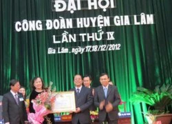 ĐH lần thứ IX CĐ huyện Gia Lâm (Hà Nội): Phấn đấu vượt chỉ tiêu về phát triển đoàn viên